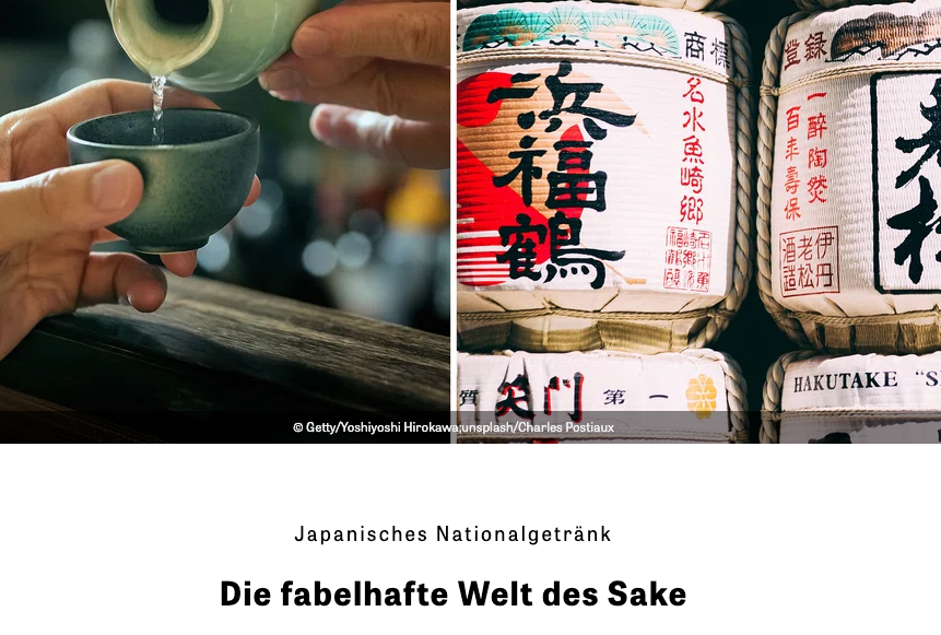ZENKICHI featured at ZEIT MAGAZINE - "Die fabelhafte Welt des Sake"