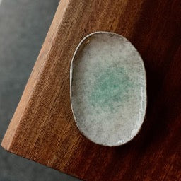 Oval Plate | Teal Sky