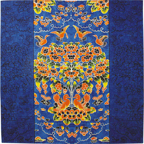 Large Furoshiki | Table Cloth | Shosoin Treasure Collection Navy | 112cm